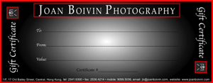 Joan Boivin Photography - Gift Certificate